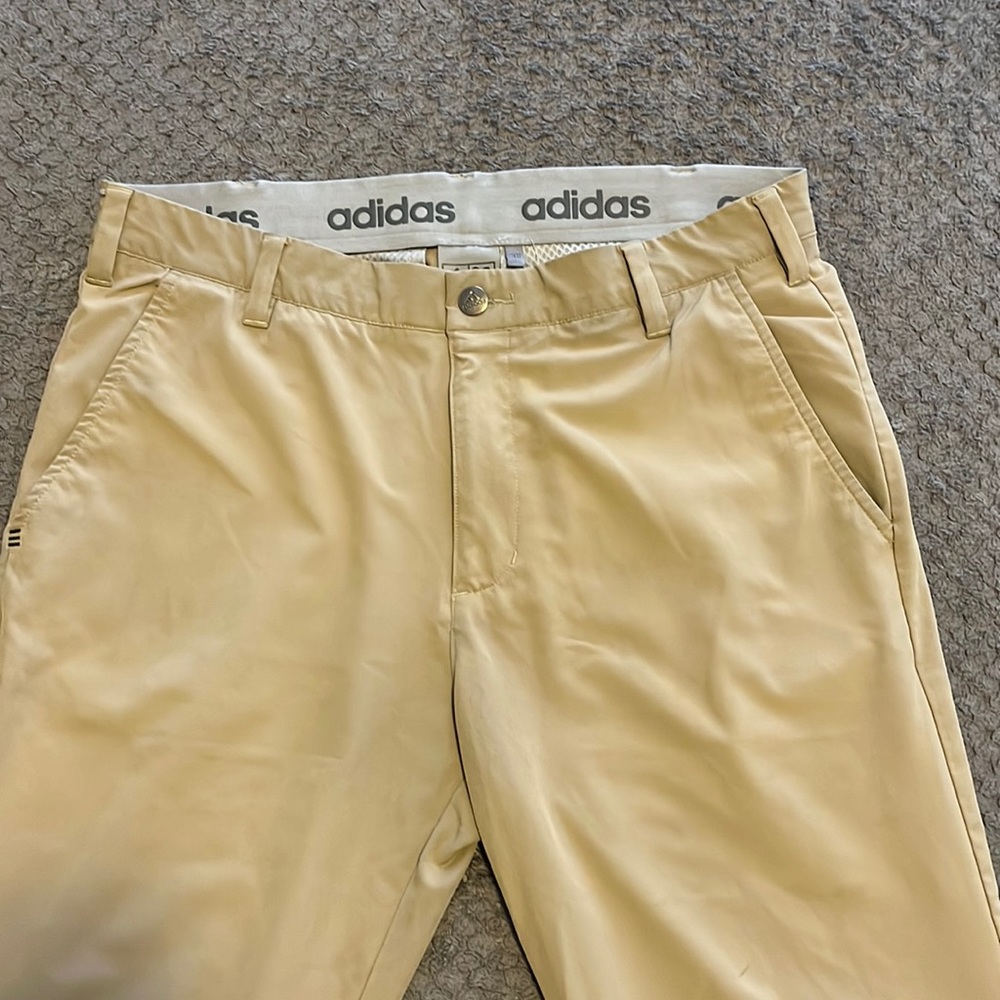 ADIDAS khaki pants 32” x 32”